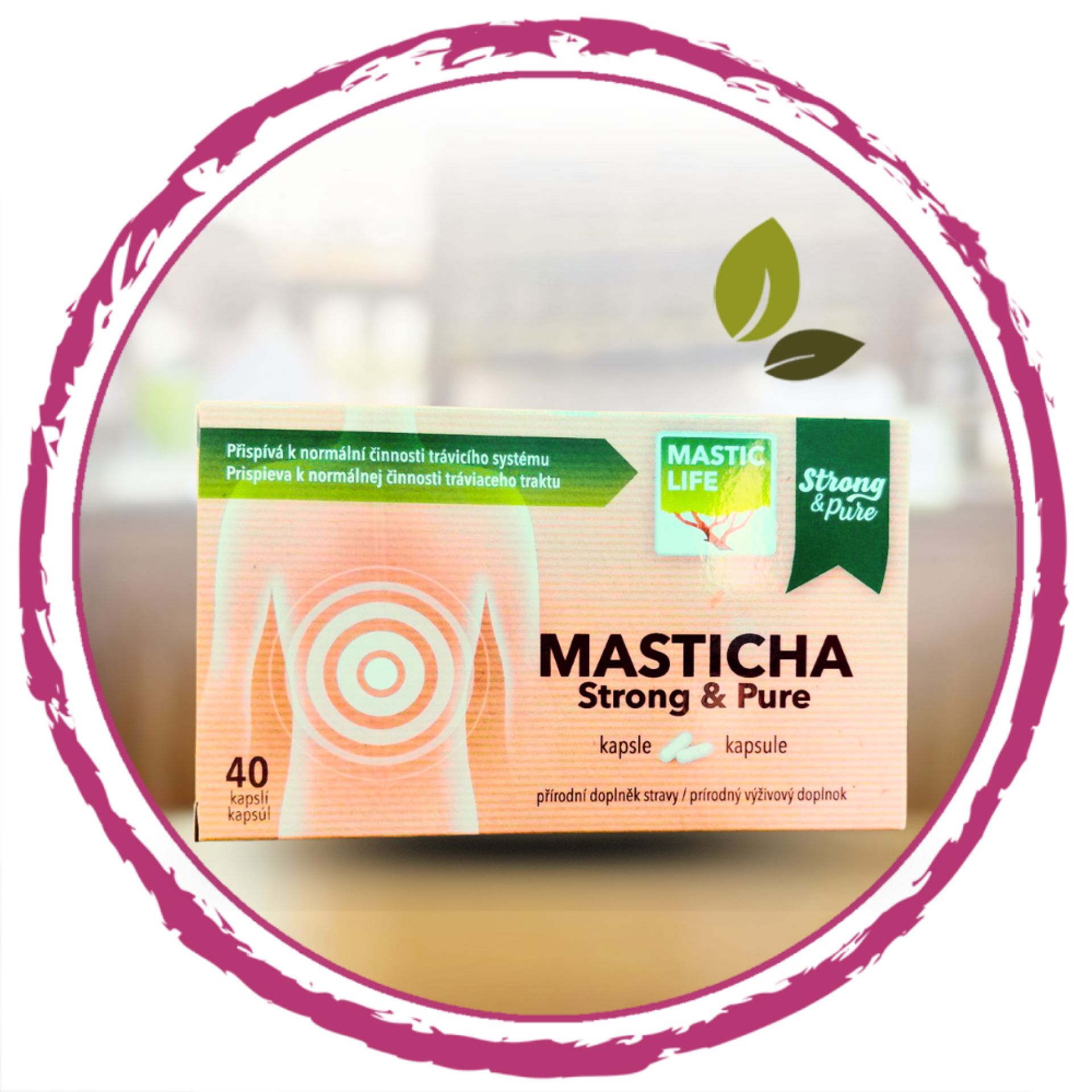 Masticha Strong and Pure 40 kaps