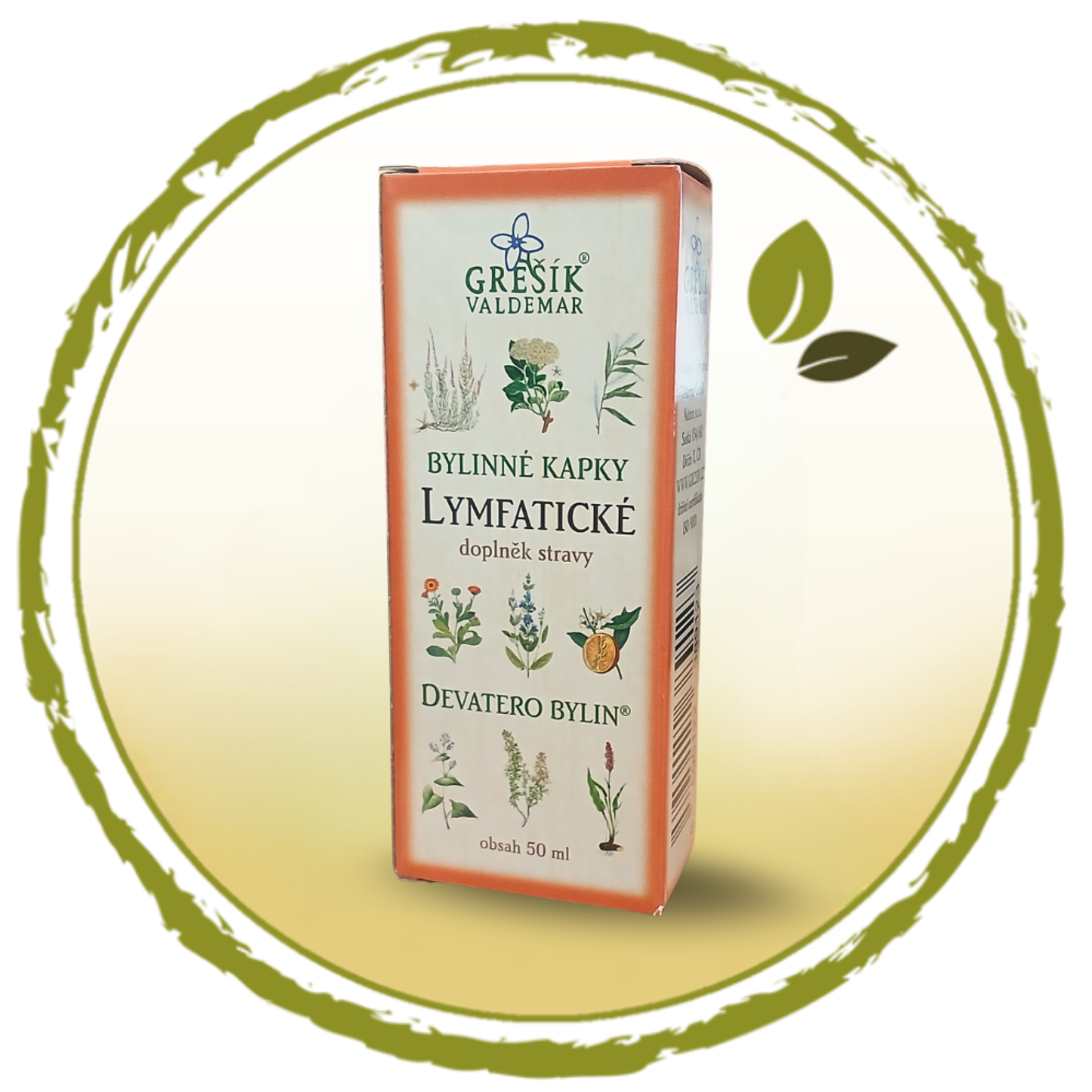 Lymfatické kvapky 50ml (Grešík)