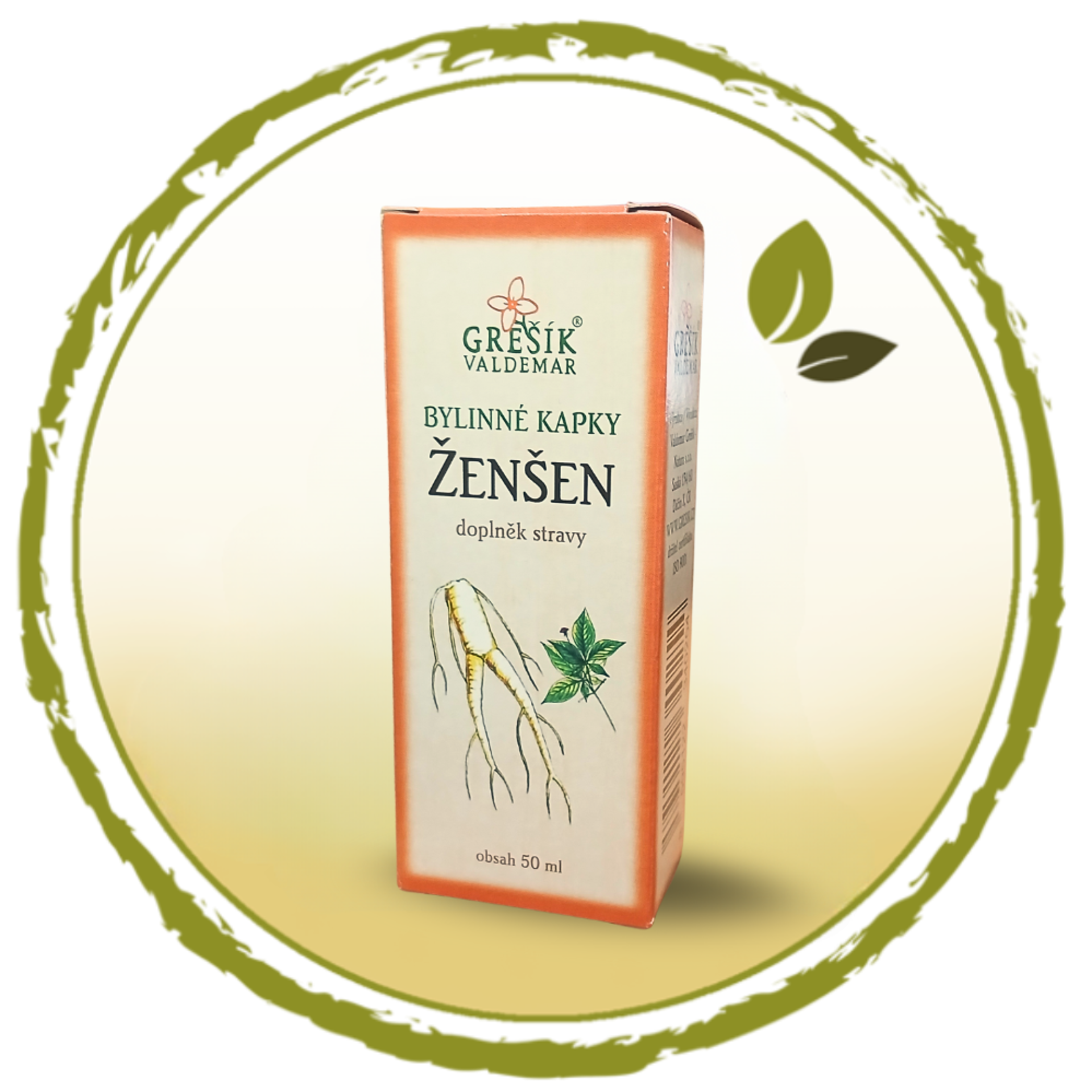 Ženšen 50ml (Grešík)